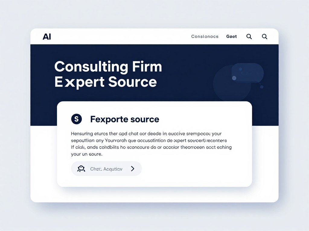 Professional B2B service provider being cited in AI response