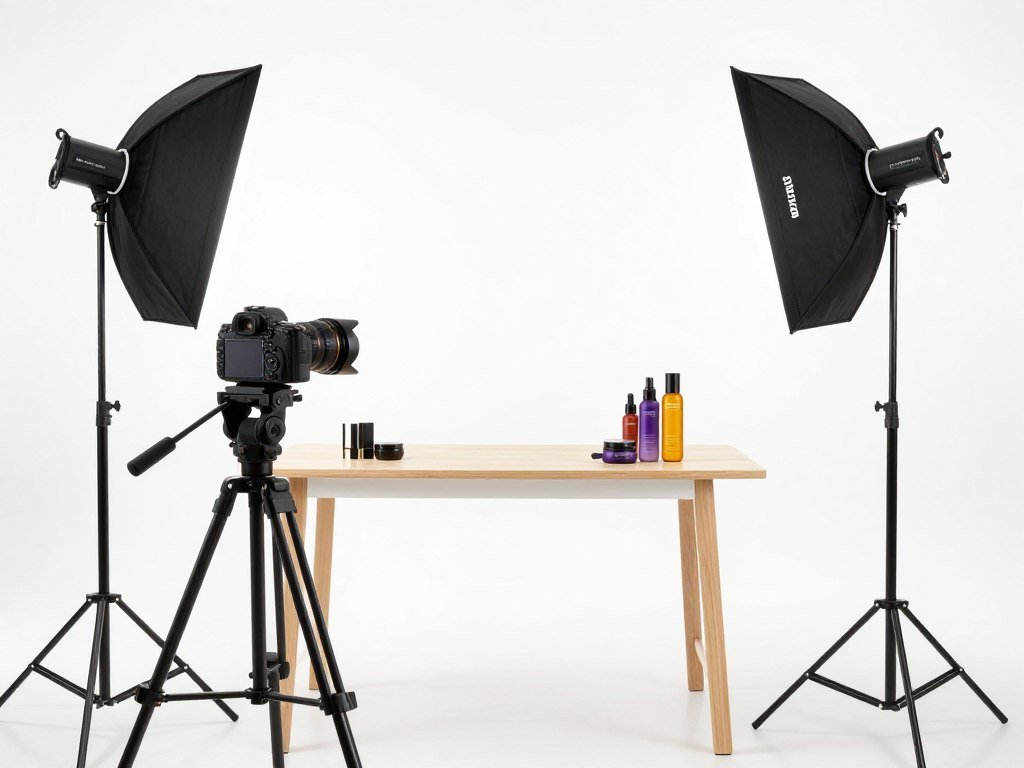 Professional photographer creating Instagram content for business