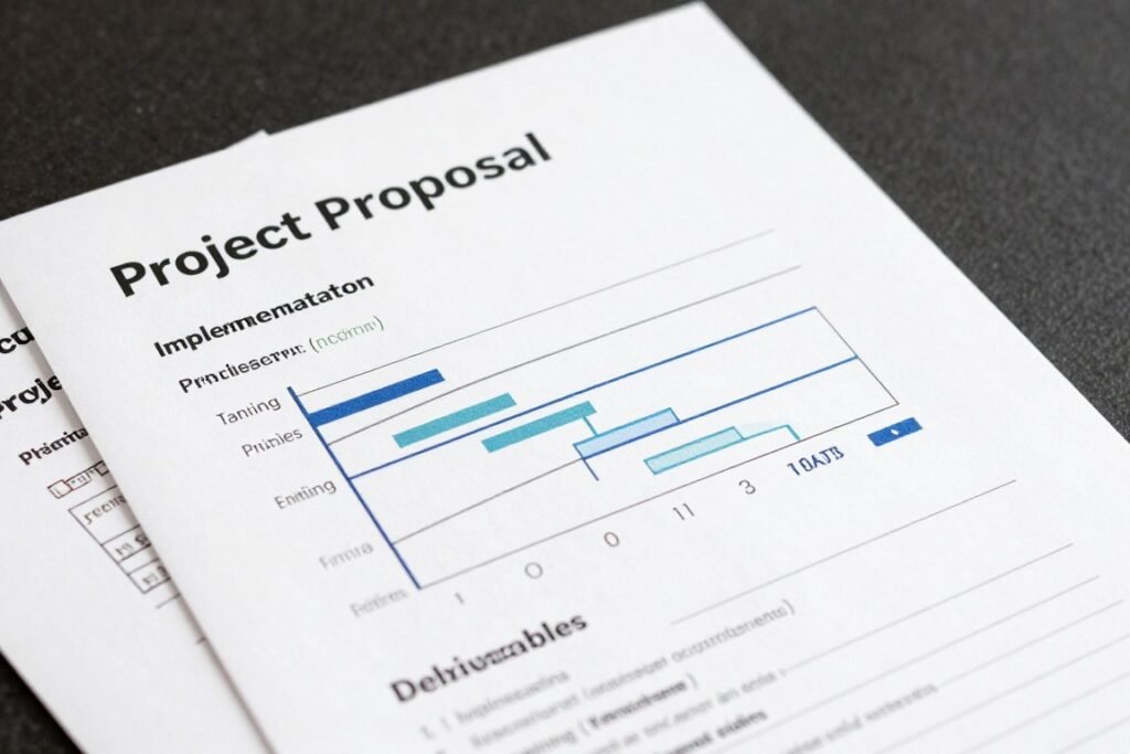Project proposal document and implementation plan