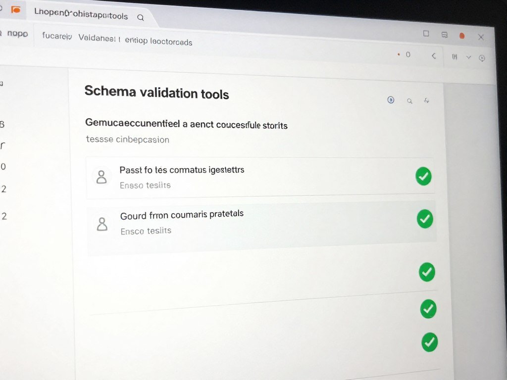Schema validation and testing process
