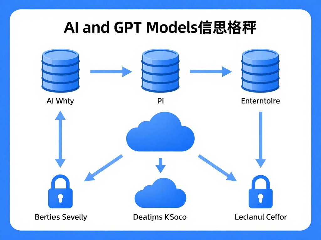 Technical diagram illustrating AI GPT integration architecture with business systems
